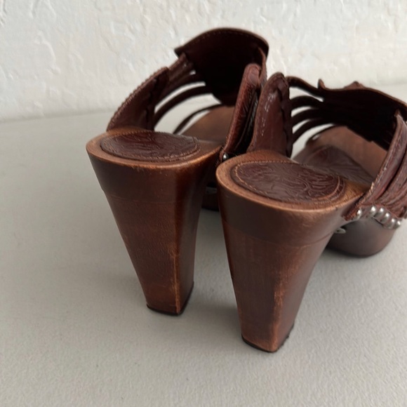 VINTAGE  Dior Pionnier slip on platform mule sandals - Picture 3 of 12